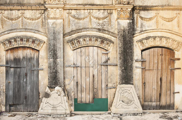 三扇旧门。缅甸旅游图片