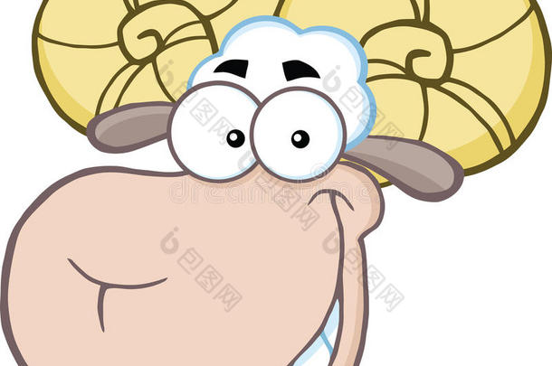 笑羊羊羊头卡通吉祥物人物