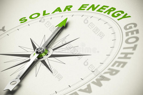绿色能源选择-太阳能概念