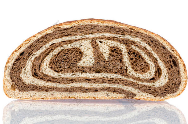 美食家双色白棕面包