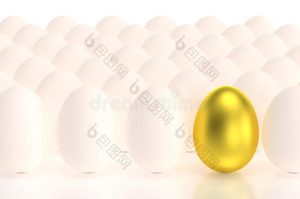 一排鸡蛋一个金蛋