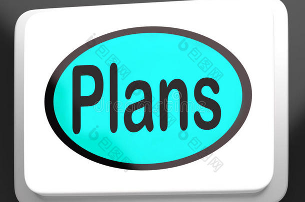 “计划”按钮显示目标计划和组织