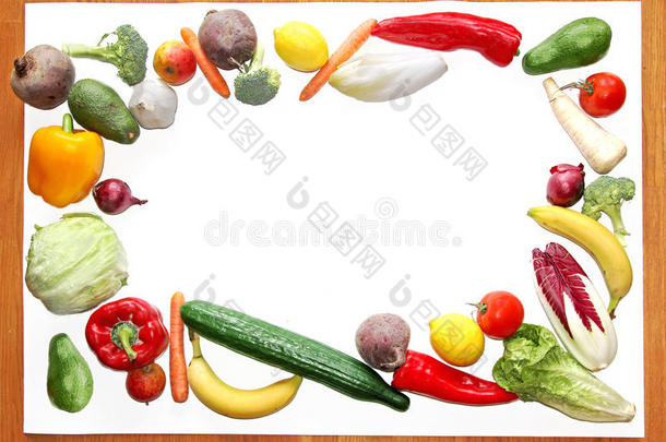 新鲜蔬果镶边板