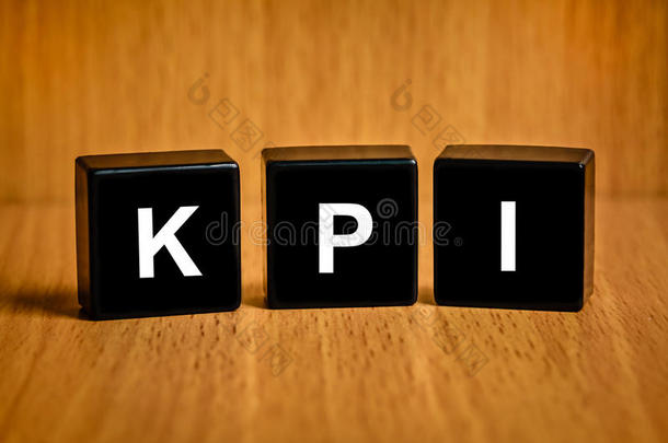 块上的kpi或关键绩效指标文本