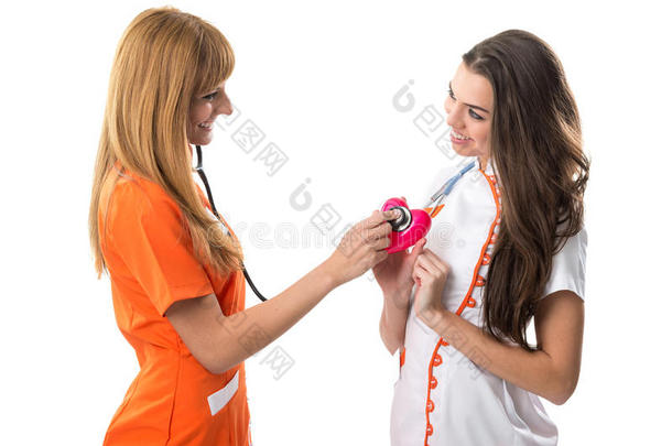 一个护士倾听另一个护士的心声