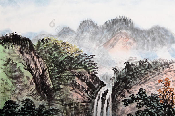 中国画、山水画