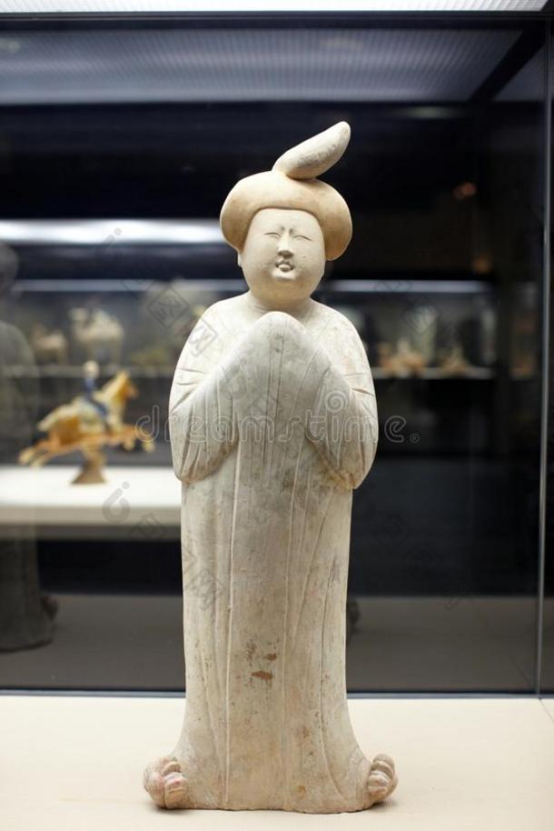 中国古代唐代女子雕像