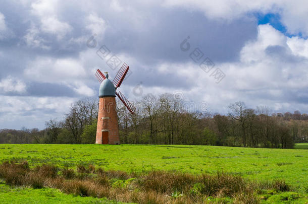 英国风车。