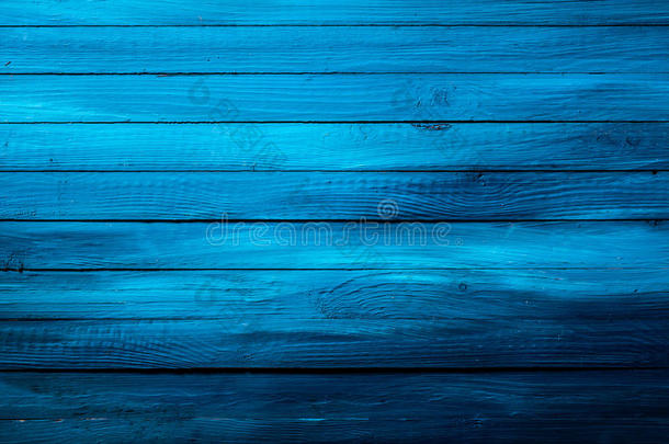 丰富多彩的蓝色木质背景纹理