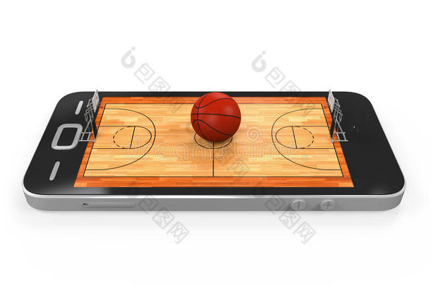 手机篮球场