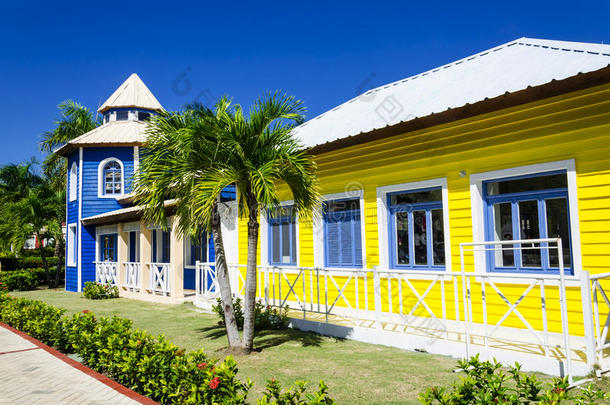 <strong>彩色木屋</strong>在加勒比海很受欢迎
