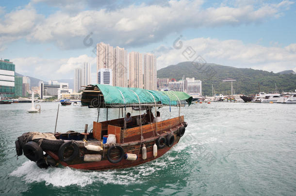香港仔港的渔船