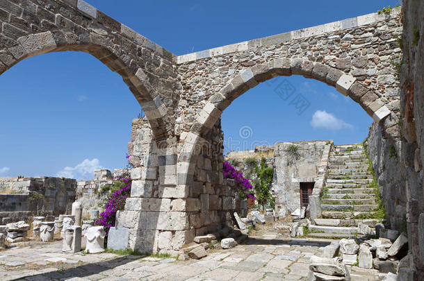 希腊科斯岛的城堡