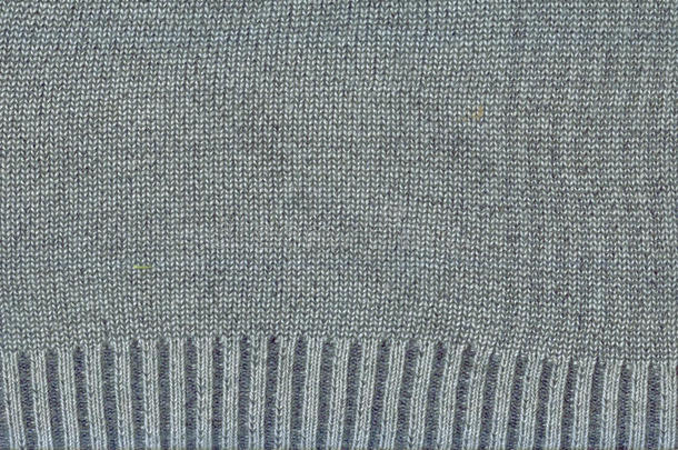 灰色羊毛织物的质感
