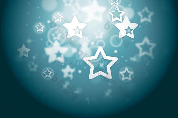 星星背景显示闪亮的壁纸或闪烁的星星