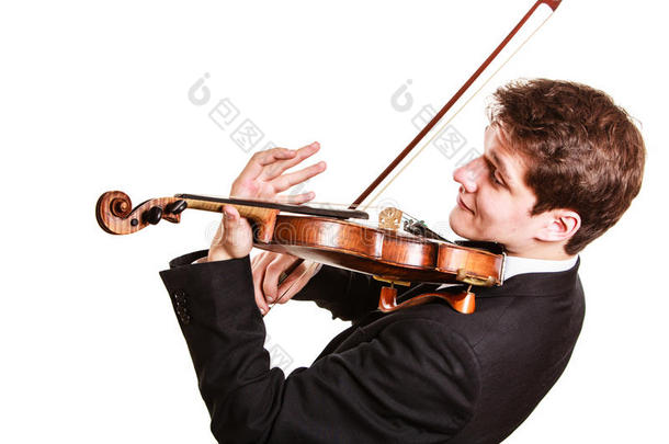 拉<strong>小提琴</strong>的男<strong>小提琴</strong>手。古典音乐艺术