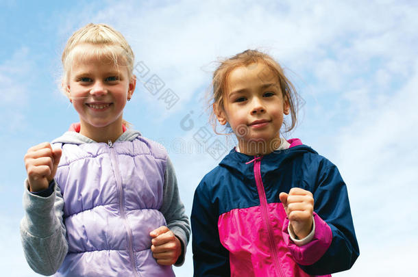 跑步者-儿童户外跑步训练