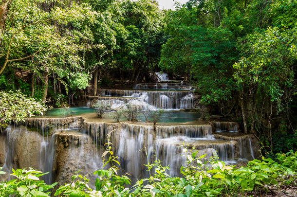 泰国美丽的瀑布