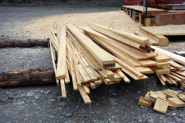 木材加工用的移动锯木厂
