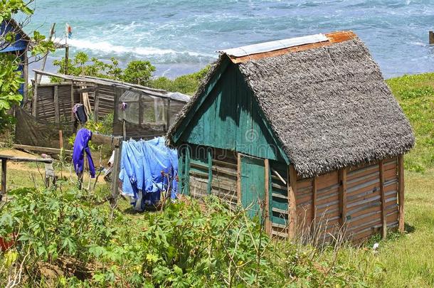 非洲马达加斯加的贫民院
