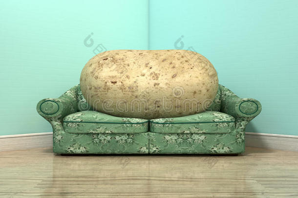 沙发上的沙发土豆