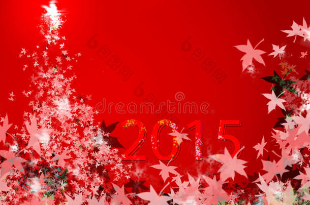 圣诞树和新年2015（新年）