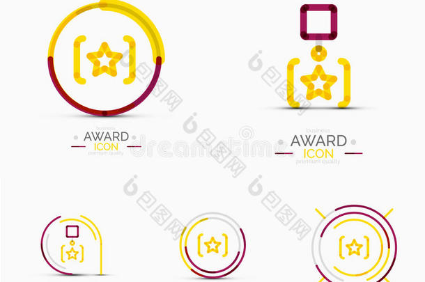 奖品图标集，logo系列
