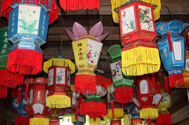 中国彩灯庆祝和装饰，中国