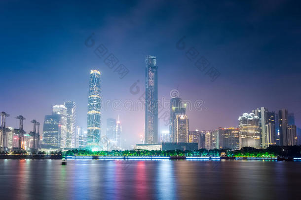 珠江新城夜景线