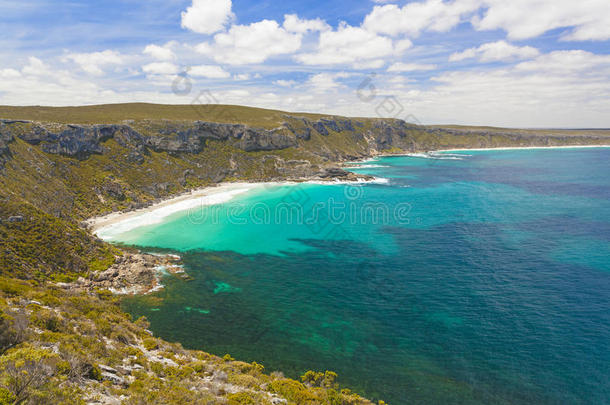 澳大利亚南部袋鼠岛上美丽的海湾