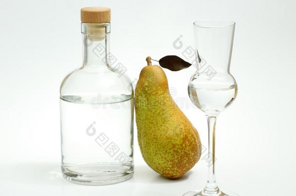 用酒精瓶和玻璃<strong>消融</strong>胎梨