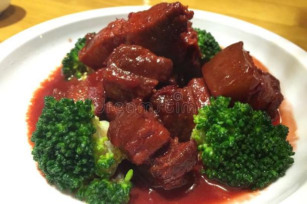 中国传统食品东坡肉