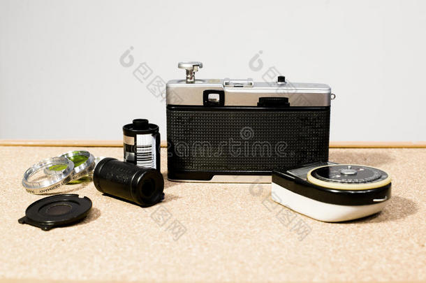 35毫米胶片相机，胶片和镜头过滤器