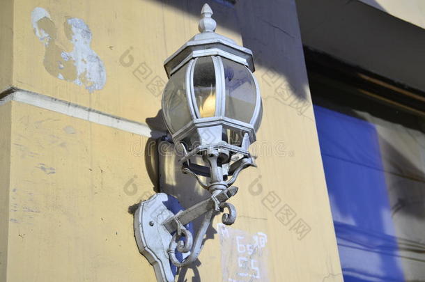 俄罗斯历史建筑灯的装饰