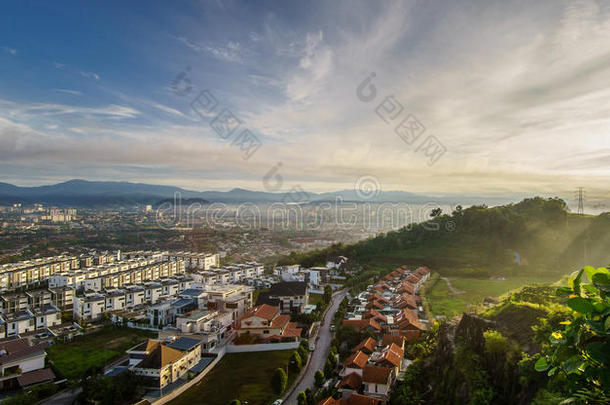 背景平塘布吉城市城市景观