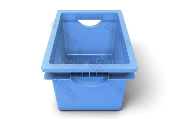 玩具蓝色塑料盒