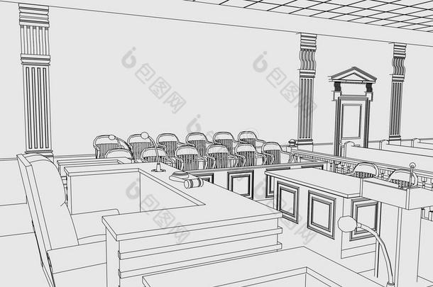 法庭审判室