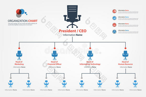 椅子图表<strong>公司部门</strong>设计