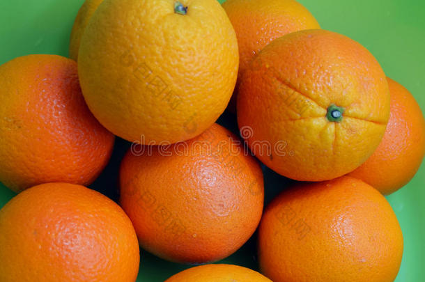 新鲜的脐橙水果