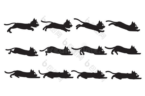 黑猫滑动精灵