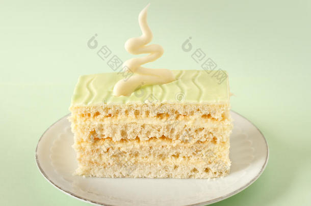 绿色磨砂蛋糕