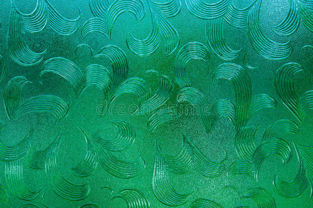 <strong>绿色磨砂</strong>玻璃纹理为背景。