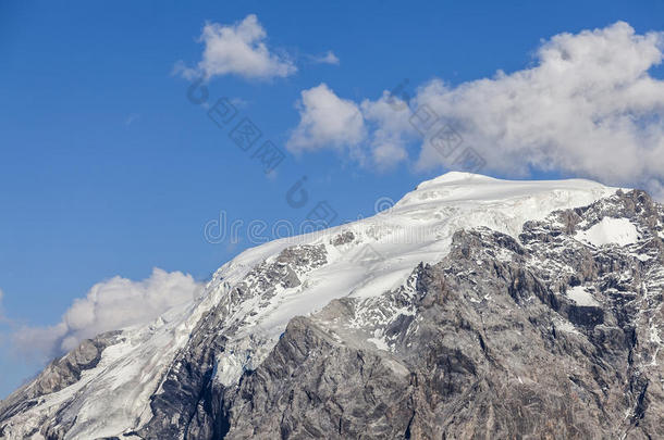 高山景观-山峰和冰川