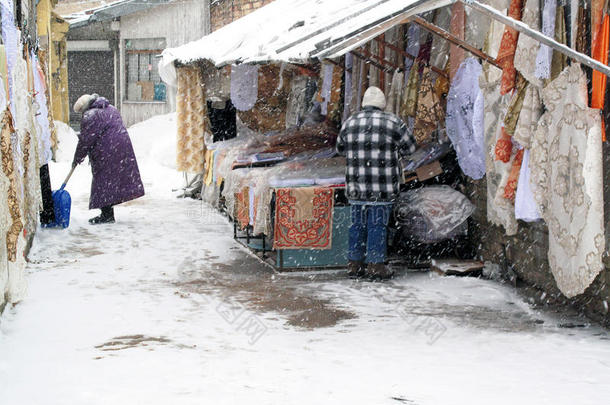 活动空气暴风雪天蓬城市