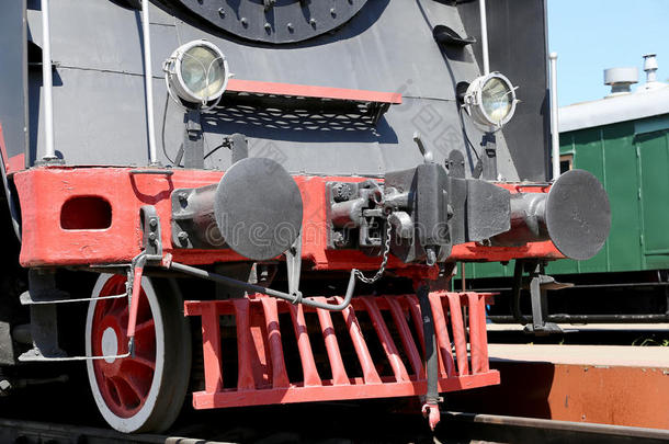 古代蒸汽机车，俄罗斯莫斯科<strong>铁路博物馆</strong>，日兹斯基火车站