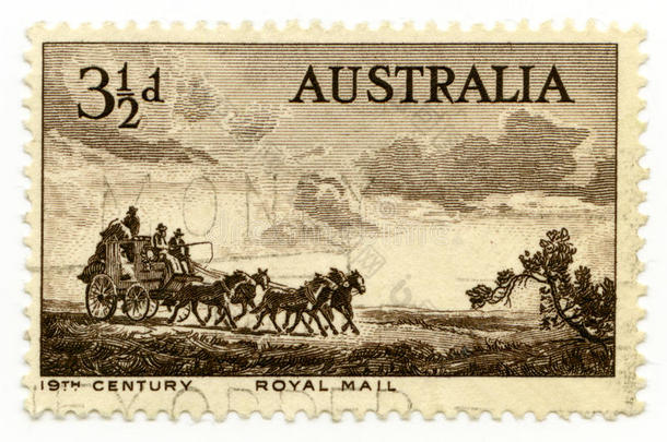 澳大利亚取消了1955年皇家邮件邮票