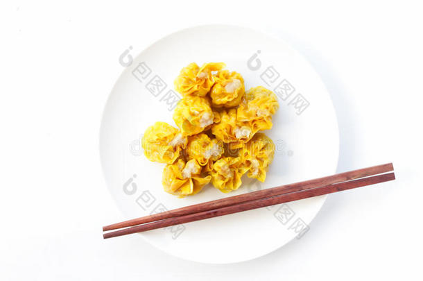点心，<strong>中餐</strong>，中国蒸饺子