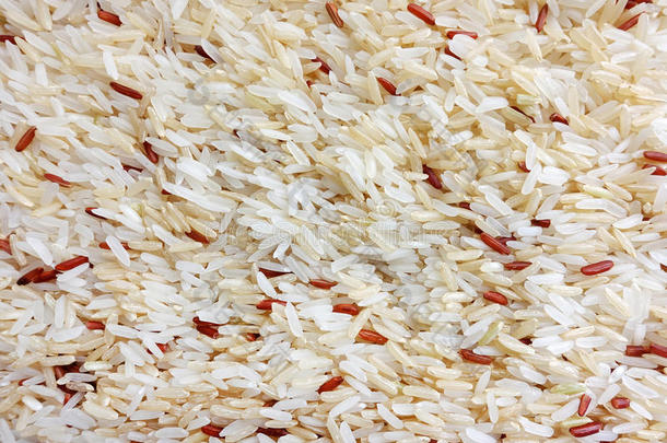 水稻品种的食物背景：糙米、混合野生水稻