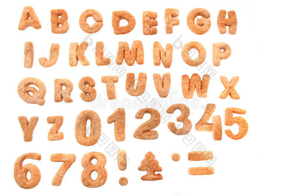 姜饼圣诞字母表