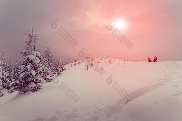 和背景暴风雪圣诞节气候